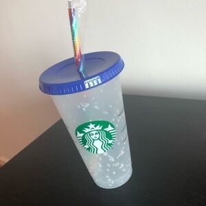 Never Used Confetti Rainbow Cup